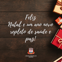 A CÂMARA MUNICIPAL DE ARACRUZ DESEJA A TODOS UM FELIZ NATAL E UM PRÓSPERO ANO NOVO