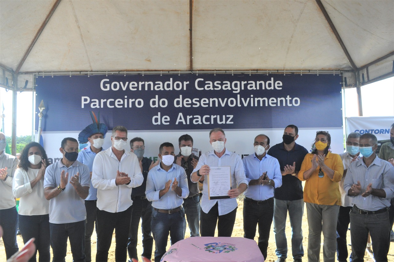 ASSINADA A ORDEM DE SERVIÇO PARA INÍCIO DAS OBRAS DO CONTORNO NORTE.