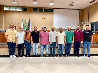 CÂMARA DE ARACRUZ RECEBE MEMBROS DAS MESAS DIRETORAS DAS CASAS LEGISLATIVAS DE MUNICÍPIOS VIZINHOS