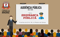 Câmara realizará AUDIÊNCIA PÚBLICA para debater SEGURANÇA no município de Aracruz