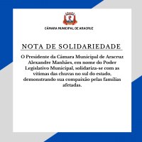 NOTA DE SOLIDARIEDADE