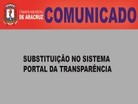 Nota sobre o Portal da Transparência.