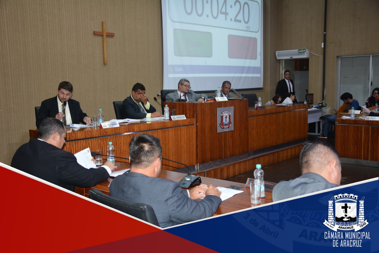 Presidente da Câmara Municipal de Aracruz anuncia Prestação de Contas da Sec. Saúde.