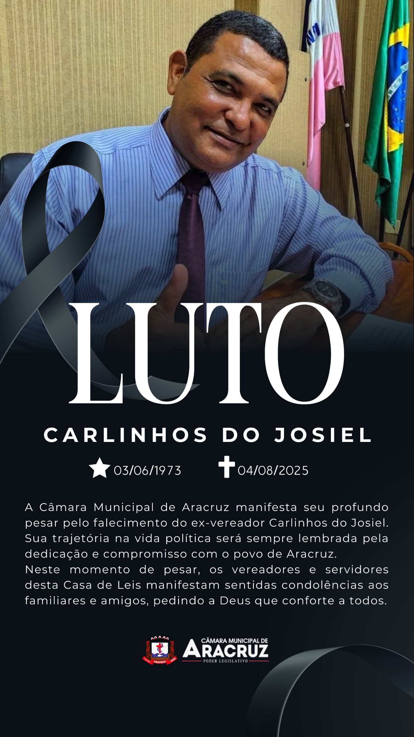 NOTA DE PESAR