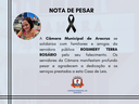 NOTA DE PESAR