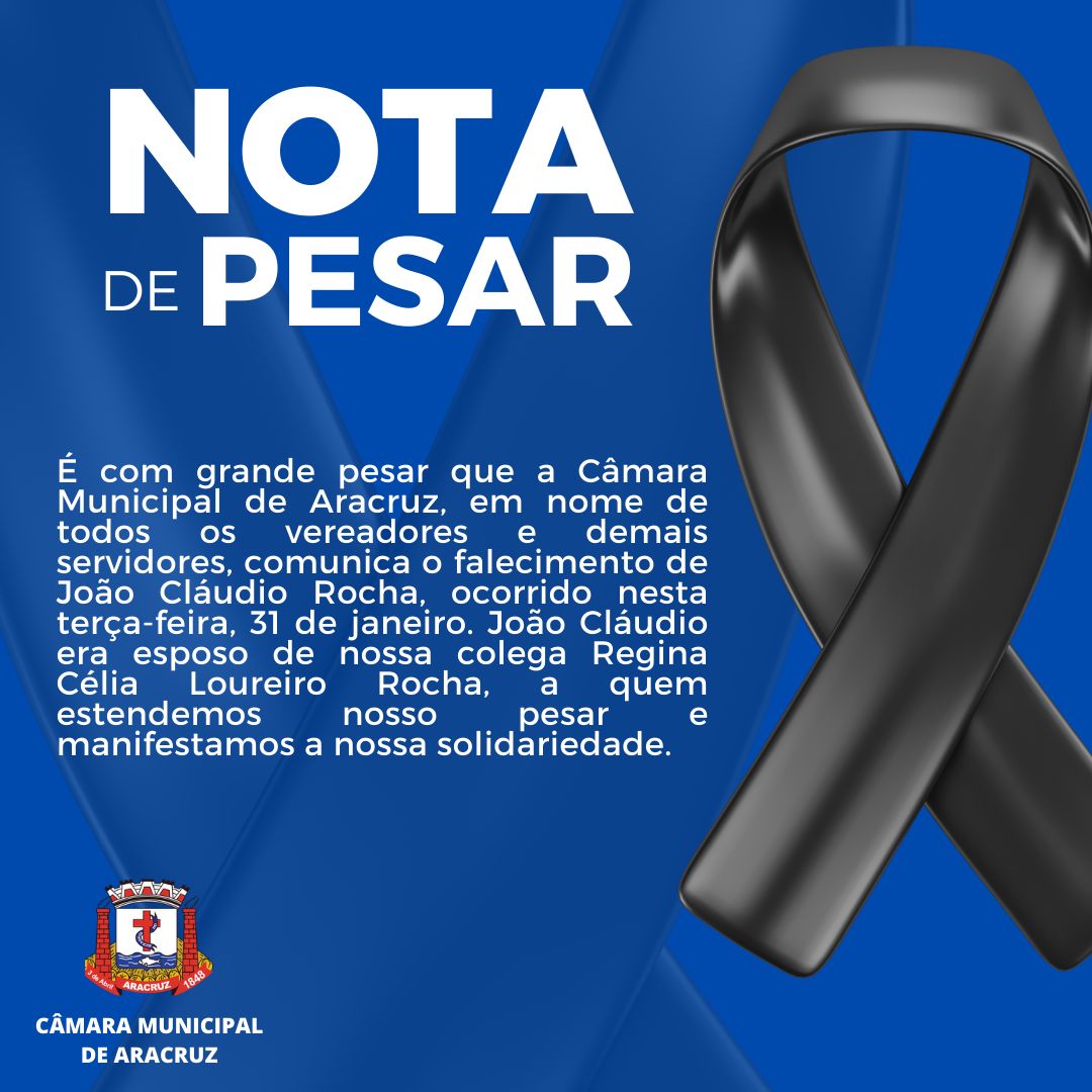 NOTA DE PESAR