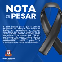 NOTA DE PESAR