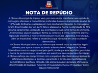 NOTA DE REPÚDIO
