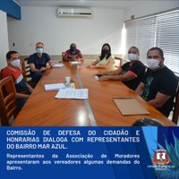 REUNIÃO DA COMISSÃO DE DEFESA DO CIDADÃO E HONRARIAS.