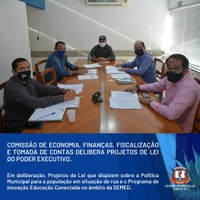 REUNIÃO DA COMISSÃO PERMANENTE DE ECONOMIA, FINANÇAS, FISCALIZAÇÃO E TOMADA DE CONTAS. 