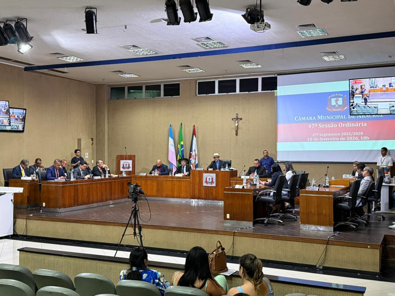 VEREADORES APROVAM DOIS VETOS DO PODER EXECUTIVO DURANTE A 47ª SESSÃO ORDINÁRIA