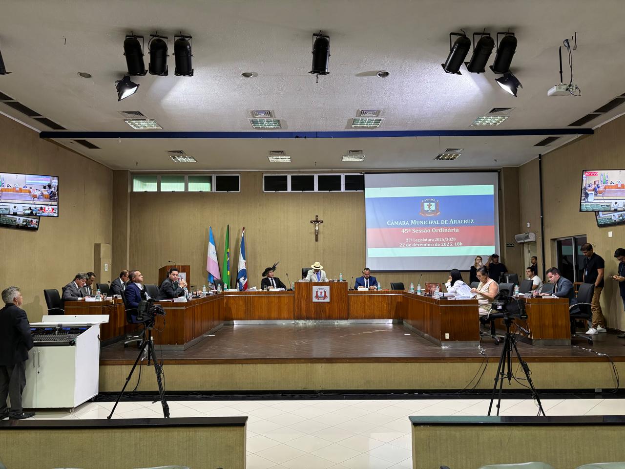 VEREADORES APROVAM PROJETO DE LEI ORÇAMENTÁRIA PARA O EXERCÍCIO FINANCEIRO DE 2026